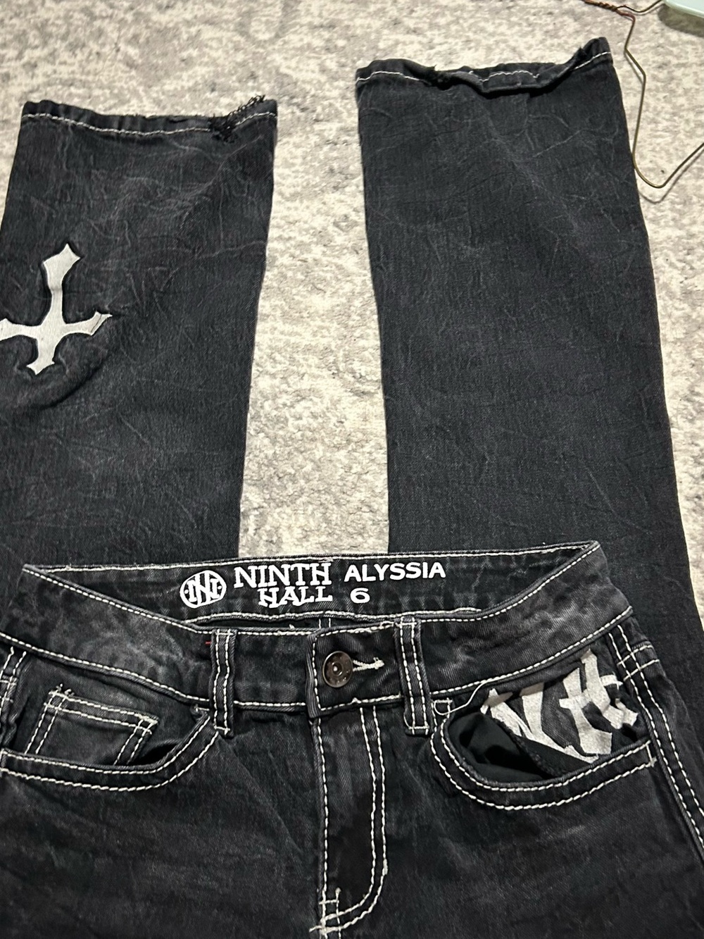 Ninth Hall Alyssia Black Boot Cut Jeans
